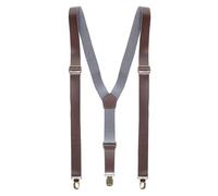 W WIDMANN MILANO Party Fashion - Bretelles, style vintage, confort en simili cuir, ajustement facile, unisexes, accessoire tendance pour toutes les occasions
