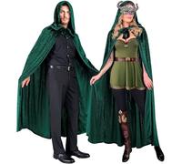 W WIDMANN MILANO Party Fashion - Cape pour adulte, cape, fantôme, vampire, déguisement Halloween