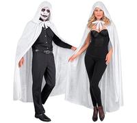 W WIDMANN MILANO Party Fashion - Cape pour adulte, cape, fantôme, vampire, déguisement Halloween