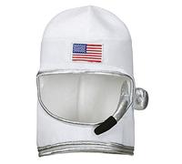 W WIDMANN MILANO Party Fashion - Casque d'astronaute pour adulte, bleu, chapeau en tissu, Nasa, espace, spaceman, spationaute, pilote de l'espace (Lot de 3)