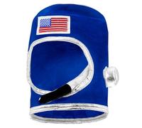 W WIDMANN MILANO Party Fashion - Casque d'astronaute pour adulte, bleu, chapeau en tissu, Nasa, espace, spaceman, spationaute, pilote de l'espace