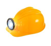 Widmann Casque 03306 avec lampe frontale Plastique rigide Adulte Jaune
