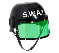 W WIDMANN MILANO Party Fashion - Casque d'intervention avec visière | Couvre-chef, accessoire, accessoire de déguisement pour la police, le SWAT, le carnaval et les soirées à thème