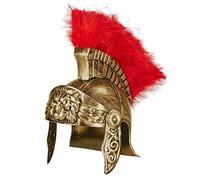 Casque de romain antique or