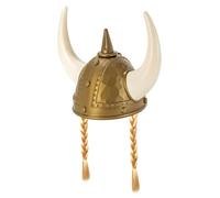 W WIDMANN MILANO Party Fashion - Casque viking avec cornes, accessoire de costume de barbare pour carnaval, Halloween et soirée à thème