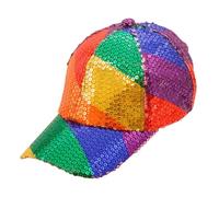 W WIDMANN MILANO Party Fashion - Casquette de Baseball avec Paillettes, Chapeau en différentes Couleurs et Motifs, capy, Accessoire pour Les Costumes de Carnaval