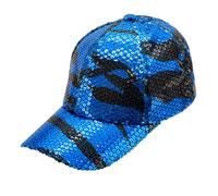 W WIDMANN MILANO Party Fashion - Casquette de baseball avec paillettes, chapeau en différentes couleurs et motifs, capy, accessoire pour les costumes de carnaval