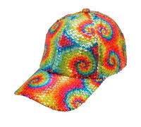 W WIDMANN MILANO Party Fashion - Casquette de baseball avec paillettes, chapeau en différentes couleurs et motifs, capy, accessoire pour les costumes de carnaval