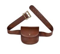 W WIDMANN MILANO Ceinture 09836 avec poche effet cuir marron médiévale pour déguisement