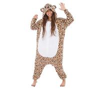 W WIDMANN MILANO Party Fashion Chaks - Costume animal pour adultes, combinaison avec capuche, 164 cm, une pièce pour le carnaval, festival, fête à thème