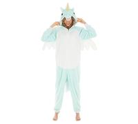 W WIDMANN MILANO Party Fashion Chaks - Costume Licorne, combinaison avec capuche, onesie pour carnaval, costume d'animal, fête des créatures mythiques