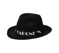 Widmann 01884 Al Capone Chapeau en feutre Unisexe Adulte Noir Taille unique