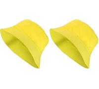 W WIDMANN MILANO Party Fashion - Chapeau de pêcheur en Couleurs néon, Chapeau de pêcheur, Accessoire pour Les Festivals, Carnaval, fêtes à thème (Lot de 2)