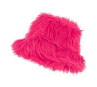 W WIDMANN MILANO Party Fashion - Chapeau de pêcheur en peluche, chapeau de pêcheur moelleux, accessoire pour festivals, carnaval, soirées à thème