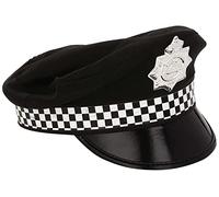W WIDMANN MILANO Party Fashion - Chapeau en tissu policier anglais, look authentique, taille unique, accessoire de déguisement, design inspiré, polyvalent pour toutes occasions