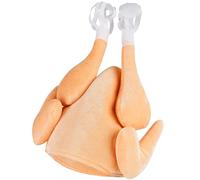 W WIDMANN MILANO Party Fashion - Chapeau de poulet rôti, poitrine de poulet, couvre-chef amusant