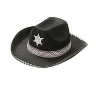 Widmann - Chapeau de shérif pour enfants, cowboy, cowgirl, Far West, chapeau, couvre-chef, accessoire, fête à thème, carnaval