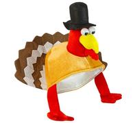 W WIDMANN MILANO Party Fashion - Chapeau Dinde de Thanksgiving, déguisement d'animal, couvre-chef rigolo