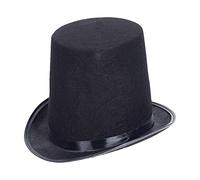 Widmann Chapeau cylindre 03102 – feutre extra grand 20 cm, style 18e/19e siècle, Carnaval