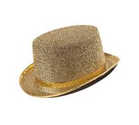 W WIDMANN MILANO Party Fashion - Chapeau haut-de-forme en lurex, 10 cm