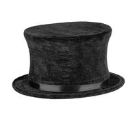 W WIDMANN MILANO Party Fashion - Chapeau haut-de-forme pliant en velours