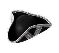 W WIDMANN MILANO Party Fashion - Chapeau tricorne avec bordure argentée
