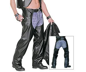 W WIDMANN MILANO Party Fashion - Chaps Noires Simili Cuir Taille M