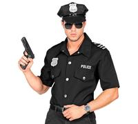 W WIDMANN MILANO Party Fashion - Chemise de policier, uniforme, police, agent de police, déguisement de carnaval