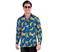 W WIDMANN MILANO Party Fashion - Chemise de soirée avec imprimé intégral Voyant, Manches Longues, Costume pour Homme pour Le Carnaval