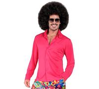 W WIDMANN MILANO Party Fashion - Chemise années 70 pour hommes, Disco Fever, Tenue de fête, Costume de carnaval