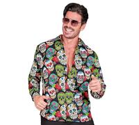 W WIDMANN MILANO Chemise Party Fashion pour homme, manches longues, déguisement Halloween