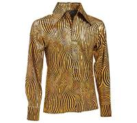 W WIDMANN MILANO Party Fashion - Chemise Disco des années 70