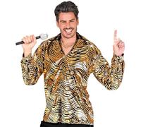W WIDMANN MILANO Party Fashion - Chemise Disco Fever, Popstar, Chanteur, Schlagermove, Bad Taste Outfit, déguisements de carnaval