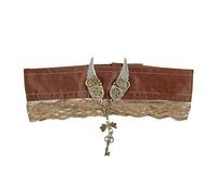 W WIDMANN MILANO Party Fashion - Choker steampunk, style unique, confort optimal, polyvalent pour toutes occasions, finition soignée, parfait pour les passionnés de l'univers steampunk