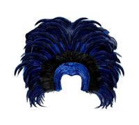 W WIDMANN MILANO Party Fashion -Coiffe en plumes Brazil, Samba, Chapeau, Coiffure, Accessoire, Fête à thème, Carnaval