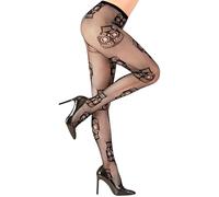 Widmann Collants pour femme Dia de los muertos 01543 Taille unique