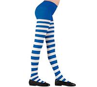 W WIDMANN MILANO Party Fashion - Collants rayés pour enfants, accessoires de déguisement pour costumes de sorcières, coccinelles, abeilles, elfes, pour tous les jours et bien plus encore