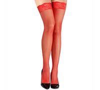 W WIDMANN MILANO Party Fashion - Collants résille, bas autofixants, collants, carnaval, soirée à thème