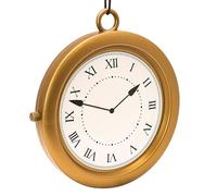 W WIDMANN MILANO Party Fashion - Collier avec grand pendentif horloge 20 cm, collier rétro, accessoire de costume pour carnaval et cosplay