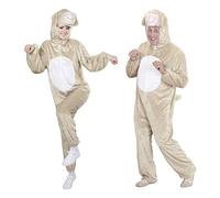 WIDMANN MILANO PARTY FASHION W, Déguisement Mouton, Confort Optimal en 100% Polyester, Design Amusant avec Capuche, Fermeture éclair Pratique, Polyvalent pour Toutes Occasions, Taille M