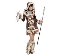 W WIDMANN MILANO Party Fashion - Costume Aikaa Eskimo Girl, robe, manchettes, Carnaval, Fête à thème