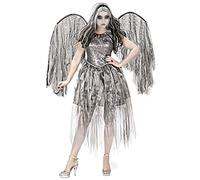 W WIDMANN MILANO Party Fashion - Costume Ange noir, robe, enfer Halloween, déguisements de carnaval