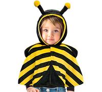 W WIDMANN MILANO Party Fashion - Costume animalier pour enfant, poncho à capuche en peluche, 98 cm, déguisement pour carnaval et fêtes