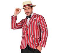 W WIDMANN MILANO Party Fashion - Costume années 20 Tenue, Veste, Noeud papillon, Chapeau, Gentlemen, Showman, Costumes de carnaval