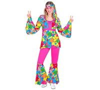 W WIDMANN MILANO Party Fashion - Costume années 60 style hippie, reggae, flower power, disco fever
