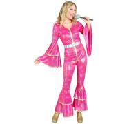 W WIDMANN MILANO Party Fashion - Costume années 70 Disco Style, combinaison, Dancing Queen, une pièce, tenue Bad Taste