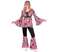 W WIDMANN MILANO Party Fashion - Costume années 70 Groovy Style, Reggae, Hippie, Flower Power, Disco Fever, Costumes de carnaval