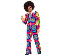 W WIDMANN MILANO Party Fashion - Costume années 70 Groovy Style, veste et pantalon, costume, Disco Fever