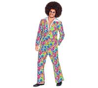 W WIDMANN MILANO Party Fashion - Costume années 70 Groovy Style, veste et pantalon, costume, Disco Fever