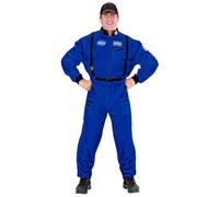 Widmann Déguisement adulte Astronaute – Combinaison spatiale Bleu Taille L 05123